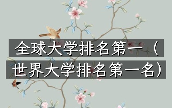 全球大学排名第一（世界大学排名第一名）