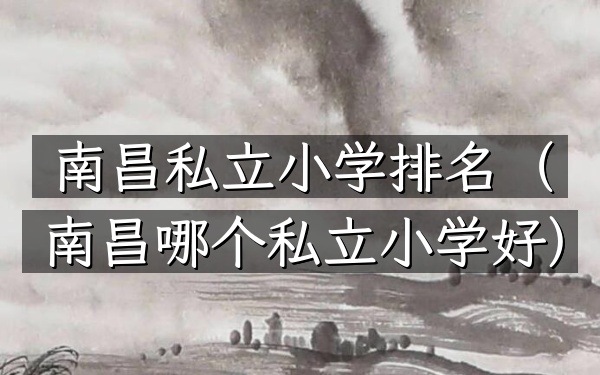 南昌私立小学排名（南昌哪个私立小学好）