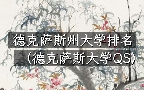 德克萨斯州大学排名（德克萨斯大学QS）