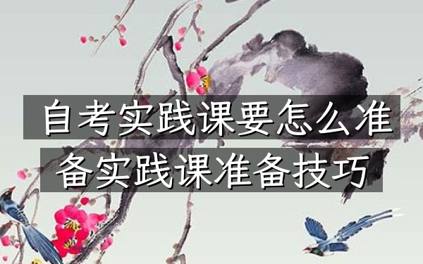 自考实践课要怎么准备（实践课准备技巧）